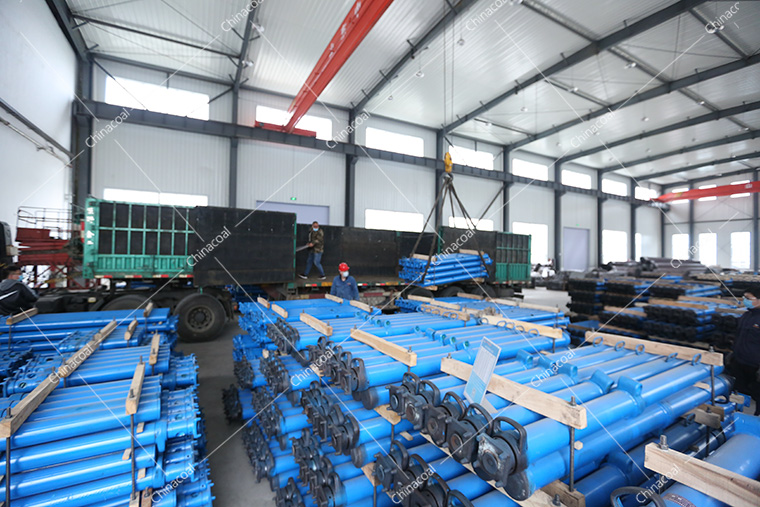 China Coal Group A Пакетные гидравлические опоры, бортовой грузовик, U-образный стальной кронштейн, отправленный в несколько провинций по всей стране